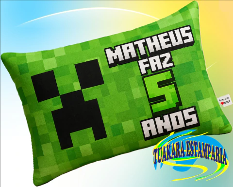 Almofada Personalizada 20 x 30 - Kit com 15 Unidades