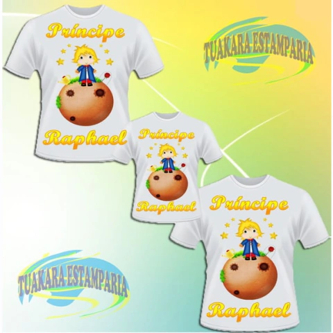 Kit 3 Camisetas - o Pequeno Príncipe