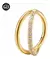 Piercing Argola Cravejada e Lisa Conch Titânio - comprar online