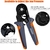 Kit de ferramentas de friso multifuncional do descascador do fio-hsc8 6-6/6-4a a