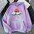 Anime inicial d hoodies gráfico impresso masculino