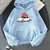 Anime inicial d hoodies gráfico impresso masculino - comprar online