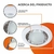 Lámpara Downlight Empotrable, Foco A19 LED 8.5 W Incluido, Luz de Día, Base E27, No atenuable - comprar en línea