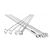 Set X12 Palitos Pinches De Brochette espiralado 43cm Parrilla Acero en internet