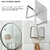 Gancho de pared autoadhesivo cuadrado de acero - Butterfly Store