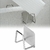 Gancho de pared autoadhesivo cuadrado de acero - tienda online