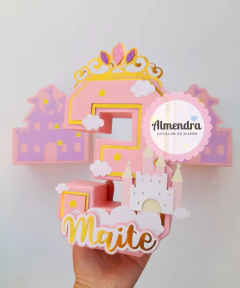 Número/ Letra 3D princesa en internet
