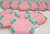 10 Necessaire Personalizada para madrinhas de Casamentos Rose com verde tiffany