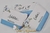 20 Necessaire Personalizada Casamento Floral azul serenity