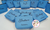20 Necessaire Personalizada Casamento Azul Serenity ( 10 madrinhas e 10 padrinhos) - comprar online