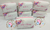 10 Necessaires Box personalizada Para madrinhas floral rosa fucsia