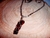 Collar Cadena Alpaca Obsidiana Caoba - comprar online