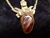 Collar Macrame Hilo Encerado Ojo de Buey Natural