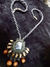 Collar Macrame Hilo Encerado Hematite Natural