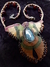 Collar Macrame Hilo Encerado Labradorita Natura