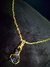 Collar Cadena Bronce Turmalina Natural