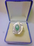 Anillo Alpaca Malaquita Natural