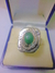 Anillo Alpaca Malaquita Natural en internet
