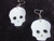 Caravana Pendiente Calavera Cuero - comprar online