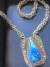 Collar Cadena Alpaca Lapislazuli Natural - comprar online