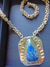 Collar Cadena Alpaca Lapislazuli Natural