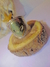 Anillo Alpaca Bronce Extraterrestre Texturado