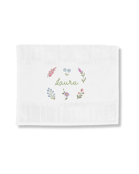 Toalha Nome Personalizada | Jardim Secreto - comprar online