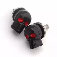 KBRUM - Parafusos Decorativos de Placa de Motocicleta com Crânio Preto e Olhos - comprar online