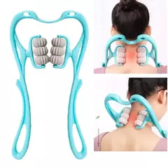 Imagem do Massageador de Pescoço Ultra Relaxante Terapia Multifuncional – Alívio Imediato para Dores no Pescoço e Coluna Cervical