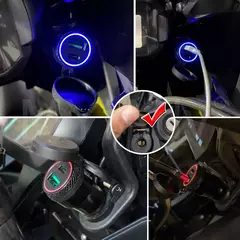 KBRUM Carregador USB Duplo 12V Rápido 3.0 com Adaptador DIN Hella e Exibição Digital: Acessório Essencial para Suas Aventuras!