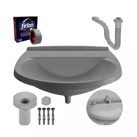 Kit Lavatorio com torneira e cifao branco - comprar online