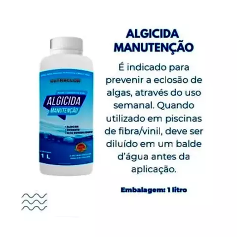 Algicida Manutenção Liquido - 1L - Ultraclor - comprar online