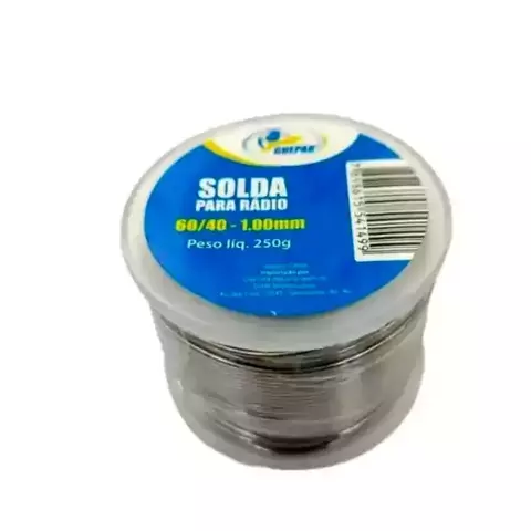Solda para Rádio 60/40 1.00mm - 250g Guepar - comprar online