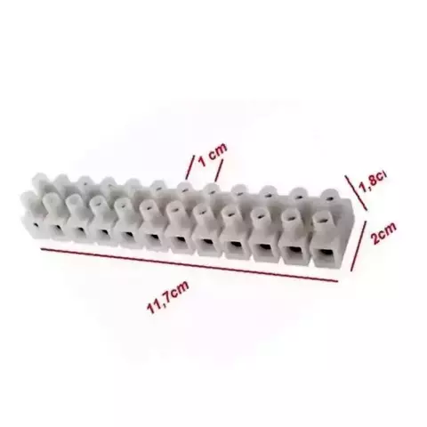 01 Barra com 12 Conectores 32A 10mm - Interneed - comprar online