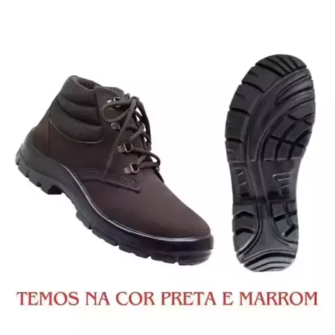 Botina de Segurança Amarrar Couro Nobck - Kala - comprar online