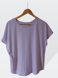 Remera Algodón Lila. - comprar online