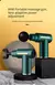 Massageador elétrico Fáscia Gun, Relaxamento Muscular, Membrana