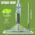 Spray Floor Mop Com Almofadas De Microfibra Reutilizáveis 360