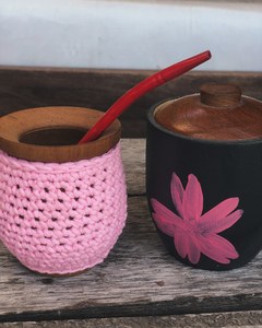 Azucarera Pintada y mate tejido