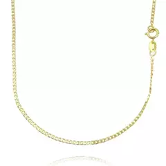 Corrente Grumet 2mm (Fecho Tradicional) (TAG 18k) (Banho Ouro 18k) - comprar online