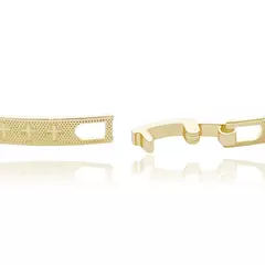 Bracelete Cruz 5mm (Banho Ouro 24k) - comprar online