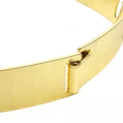 Bracelete Detalhado 9mm (12,5g) (Banho Ouro 24k) - loja online