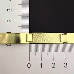 Imagem do Bracelete Detalhado 9mm (12,5g) (Banho Ouro 24k)