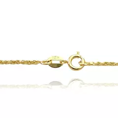 Colar Cordão Baiano 1,8mm (Fecho Tradicional) (Tag 18k) (Banho Ouro 18k) - A Pampa - Acessórios