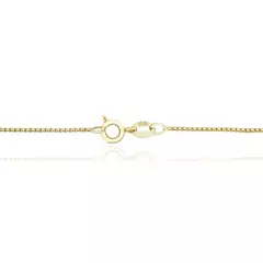 Colar Veneziana com Coração 45cm (Escolha a Cor) (Banho Ouro 24k) - comprar online
