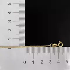 Colar Veneziana com Coração 45cm (Escolha a Cor) (Banho Ouro 24k) na internet