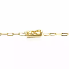 Corrente Carrier Longa 2mm (Fecho Gaveta) (Banho Ouro 24K) 60cm - loja online