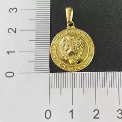 Pingente Leão Redondo (2,5cmX2,2cm) (Banho Ouro 24k) na internet