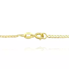 Pulseira Grumet 2mm (Fecho Tradicional) (TAG 18k) (Banho Ouro 18k) na internet