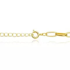 Pulseira Oval 4mm (Fecho Tradicional) (Banho Ouro 24k) - A Pampa - Acessórios